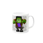 Hey! Kids KidsのHalloween Frankenstein Liam Fitzpatrick  Mug :right side of the handle