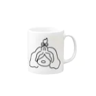 お金がない大学生のJくん Mug :right side of the handle