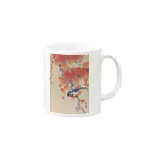 寿めでたや(ukiyoe)の蔦に四十雀 Mug :right side of the handle