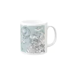 ARCANUMのARCANUM Pallet - Aqua Mug :right side of the handle