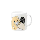 モフ缶の泣きむし猫のキィちゃん Mug :right side of the handle