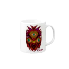 天眼のThree eyeballs Mug :right side of the handle