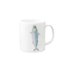 pinnamlarisのサバ（縦向きタイプ） Mug :right side of the handle