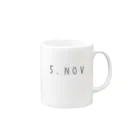 OKINAWA　LOVER　のバースデー［5.NOV］ Mug :right side of the handle