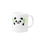 えいこせんせいの「にこにこパンダ」の笹ニコニコパンダ Mug :right side of the handle