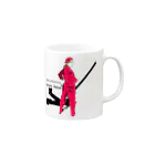 箕土路のりょうくんのMidoro pit In Crew "Koma Hann" Mug :right side of the handle