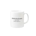 投資株クラTシャツSUZURI店のeMAXIS（マグカップ）（投資・株クラのデザイン） Mug :right side of the handle