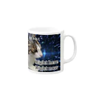 ながしっぽ from.さくらねこの家のながしっぽ　type.K Mug :right side of the handle