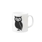 ふぉーとくるのOwl Goods Mug :right side of the handle