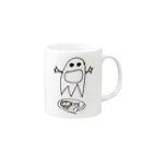 MIKI /// SDGsな日本語教師のおばけ Mug :right side of the handle