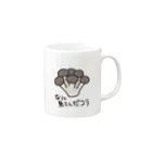 いやしのうえんちゃんのきのこのつぶやき　しめじくん Mug :right side of the handle