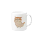 cat is the world .のみけねこくん Mug :right side of the handle