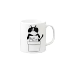 nekono-tatsukiの大喜る猫 Mug :right side of the handle