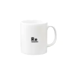 Relaxed moodのRelaxmoodワンポイントロゴ Mug :right side of the handle