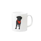 56laboのLabradorごん Mug :right side of the handle