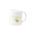 daddyjoke （ダディージョーク）のビールあびーるマグカップ Mug :right side of the handle