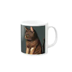 cat's pawのねこ Mug :right side of the handle