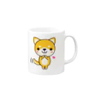 LALA KUKKAの柴犬くん Mug :right side of the handle