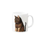 cat's pawのねこ Mug :right side of the handle