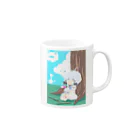 .suzu.の#コンパス  コクリコット・ブランシュ Mug :right side of the handle