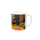 辛子明太子の名画「JavaScriptのthisを教えるpastak」 Mug :right side of the handle