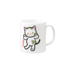 にこねこ【保護猫の保育園】のミッキーマグ Mug :right side of the handle