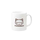 Moon Phaseのにゃんもげら：Basic Style Mug :right side of the handle