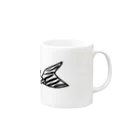 P-Life【プレコ暮らしのプレコグッズ】の【インペリアルゼブラプレコ3】 Mug :right side of the handle