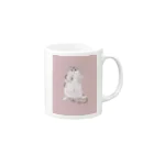 lulupeachのるるぽよグッズ Mug :right side of the handle