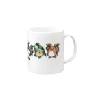 ハルノキ工房のセブンズサンタ🎅🦌 Mug :right side of the handle