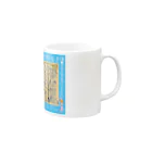 ペンギンパカリの親子ペンギンTeaTime（青） Mug :right side of the handle