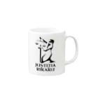 投資株クラTシャツSUZURI店の女神テミス利確は正義（マグカップ）（投資・株クラのデザイン） Mug :right side of the handle