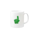 D-SEVEN　公式オンラインショップのyubi-Ｇ Mug :right side of the handle