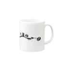 あおママの弓道魂 Mug :right side of the handle