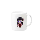 日本酒BARはいからさんのはいからちゃん Mug :right side of the handle