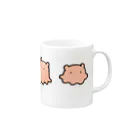 すぎもとゆうまのお店の3匹のメンダコ Mug :right side of the handle