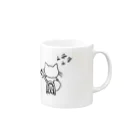 nekodanshakuの猫の弾き語り Mug :right side of the handle