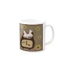 miminsの猫ちゃんと赤い毛糸 Mug :right side of the handle