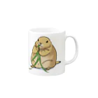 ねずりすSHOPのプレーリーちゃん Mug :right side of the handle