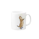 ねずりすSHOPのキャッホー Mug :right side of the handle