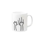 IRURUのガオー Mug :right side of the handle