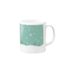 orange_honeyの雪の結晶22 Mug :right side of the handle