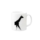 tomorebiのSunlight Giraffe Mug :right side of the handle