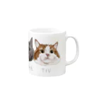 みきぞーん｜保護猫 ミッキー画伯と肉球とおともだちのsophie tiv Mug :right side of the handle