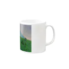 コウエツの戸神山 Mug :right side of the handle