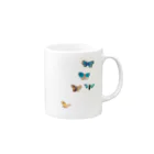 artsyの5頭の蝶々 Mug :right side of the handle