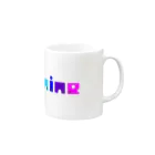 Starmine storeの【Starmine】 KIKORI Neon color 2 Mug :right side of the handle