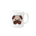 Sophie’s Graffiti のPUG♡ Mug :right side of the handle