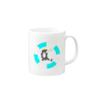 __-_-__の王林　マグカップ Mug :right side of the handle