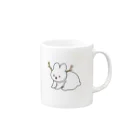 BOONのうさちゃん　-トナカイになる- Mug :right side of the handle